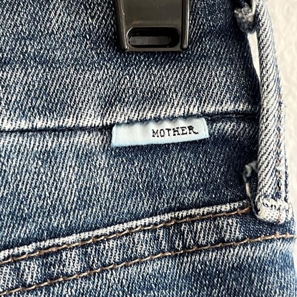 Mother The Looker In Songs Of The Cowboys Destroyed Blue‎ Skinny Jeans Size 25 - Picture 7 of 12